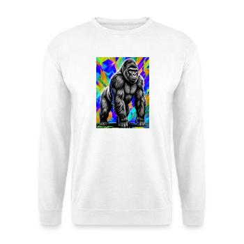 gorilla - Unisex Sweatshirt - white - Front