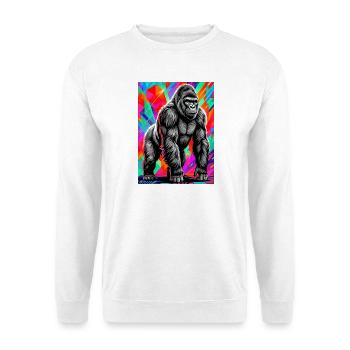gorilla - Unisex Sweatshirt - white - Front