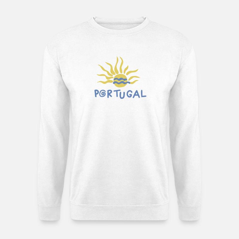 portugal sonne - Unisex Pullover - Weiß