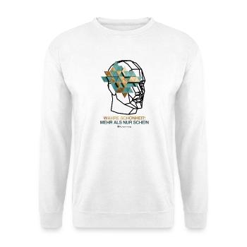 Wahre Schönheit - Unisex Pullover - Weiß - Vorne
