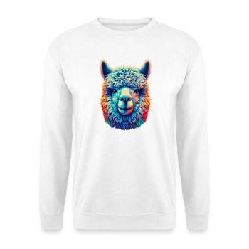 Alpaca - Unisex Sweatshirt - white - Front