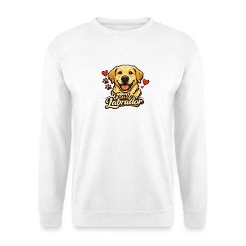 Labrador Retriever Dog Paw Forest Mountains - Unisex Sweatshirt - white - Front