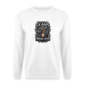 Shifting Gears Turning Heads - Unisex Sweatshirt - white - Front