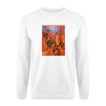 Feuilles d’automne Jeu de couleurs - Sweat-shirt Unisexe - blanc - Devant
