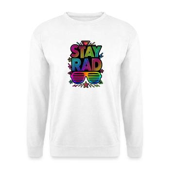 Costumes années 80 - Sweat-shirt Unisexe - blanc - Devant