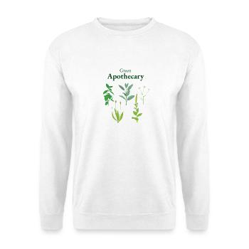 Grüne Apotheke - Unisex Pullover - Weiß - Vorne