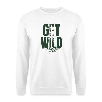 Aventure en plein air - Laissez-vous déchaîner - Sweat-shirt Unisexe - blanc - Devant