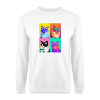 Cats Balinese Cat - Unisex Sweatshirt - white - Front