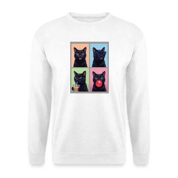 Cats Bombay Cat - Sweat-shirt Unisexe - blanc - Devant