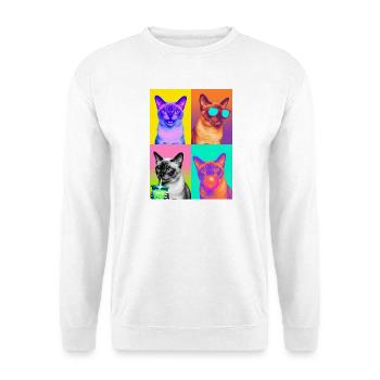 Cats Burma Cat - Unisex Sweatshirt - white - Front