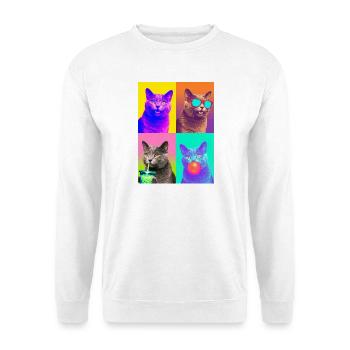 Cats Carthusian Cat - Unisex Sweatshirt - white - Front