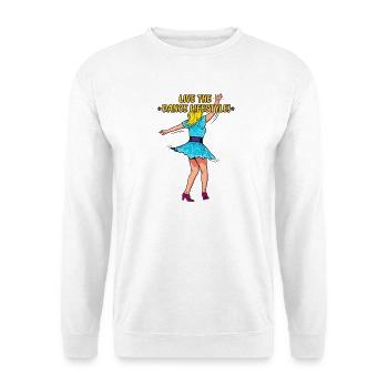 Danseuse - Mode de vie dansant - Sweat-shirt Unisexe - blanc - Devant