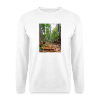 Märchenwald - Unisex Pullover - Weiß - Vorne - Alina (178cm) & Michal (187cm)