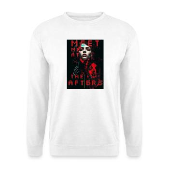 Meet Me At The Afters - Subkultur Edition - Unisex Pullover - Weiß - Vorne - Alina (178cm) & Michal (187cm)