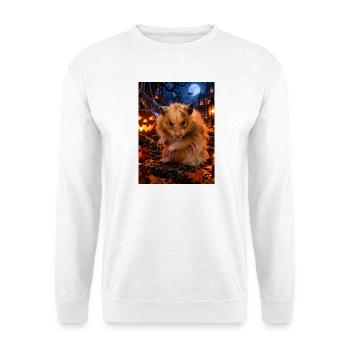 Chico 11: Halloween mit Verwandlung 2026 - Unisex Pullover - Weiß - Vorne - Alina (178cm) & Michal (187cm)