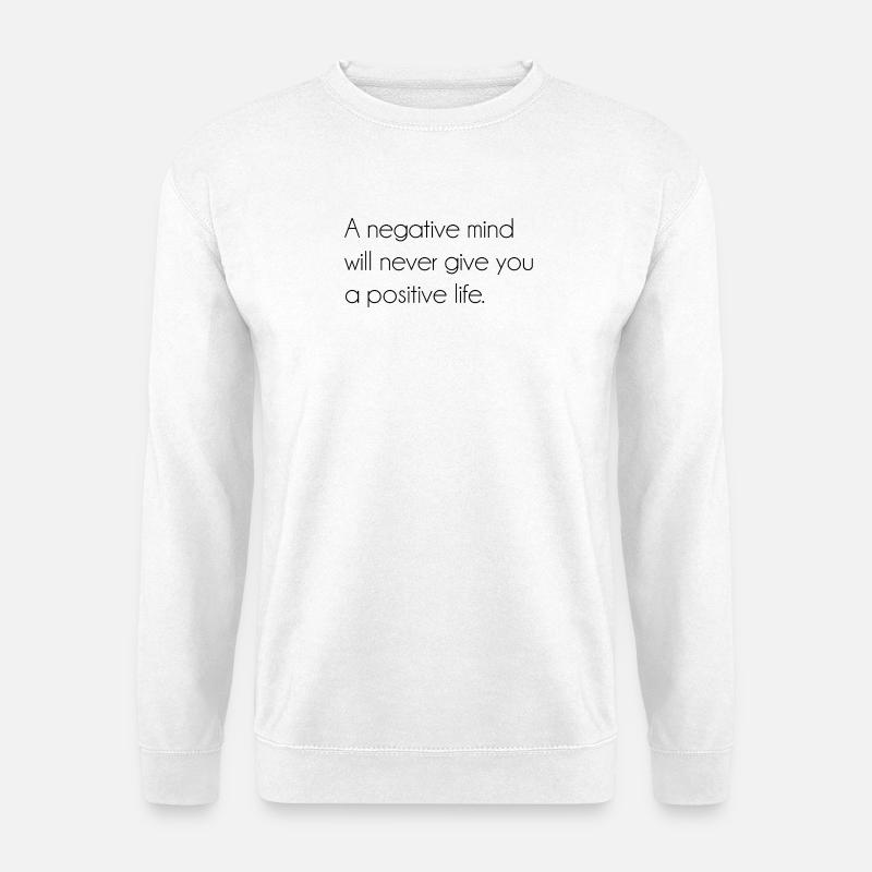 Motivierender Spruch Englisch  - Unisex Pullover - Weiß