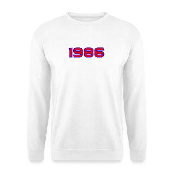 1985 Neon Retro Graffiti - Unisex Sweatshirt - white - Front