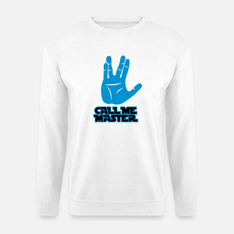 Call me Master - Unisex Pullover - Weiß