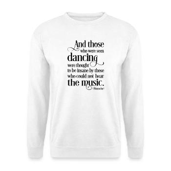 tanzen - Unisex Pullover - Weiß - Vorne