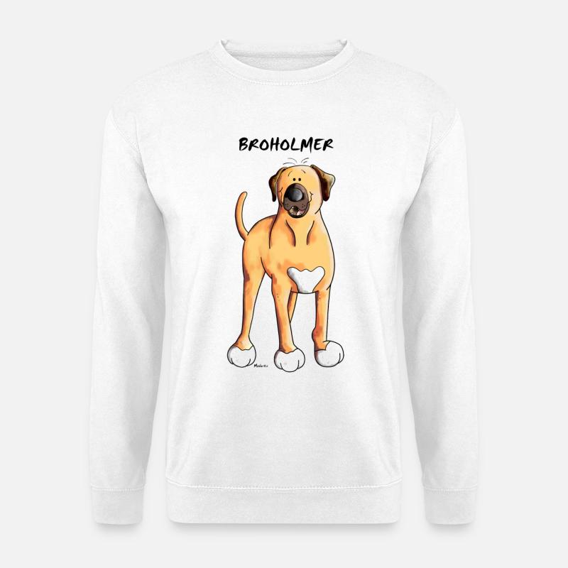 Balu der Broholmer - Unisex Pullover - Weiß