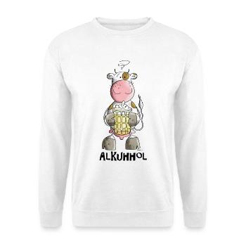 Alkuhhol - Unisex Pullover - Weiß - Vorne