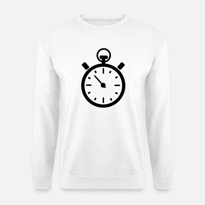 clock - Unisex Sweatshirt - white