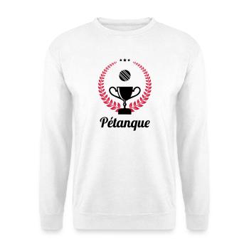 Petanque / Boules / Sport / Game / Pastis - Unisex Sweatshirt - white - Front