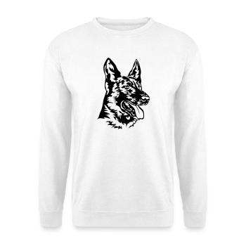 Hollandse Herdershond - Unisex Pullover - Weiß - Vorne