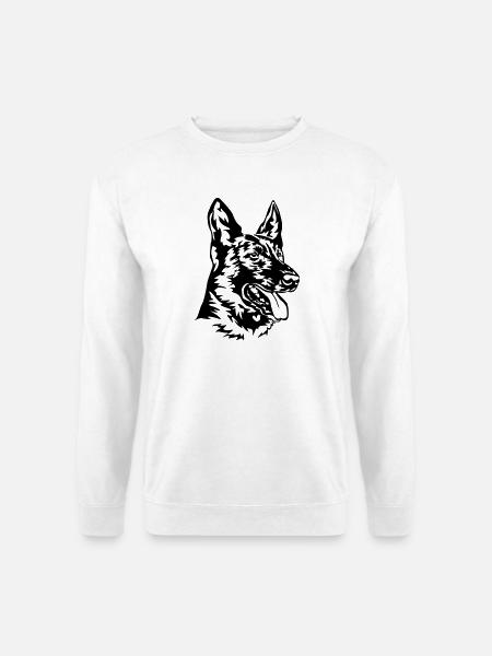 Hollandse Herdershond - Unisex Sweatshirt - white
