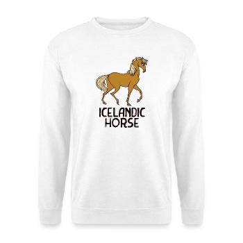 Icelandic Horses Horse Fool Icelandic Horses Saying - Unisex Sweatshirt - white - Front
