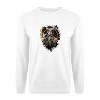 Viking - Sweat-shirt Unisexe - blanc - Devant