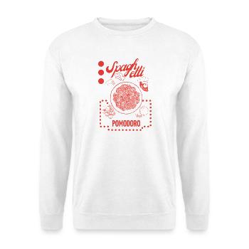 Spaghettis - Sweat-shirt Unisexe - blanc - Devant