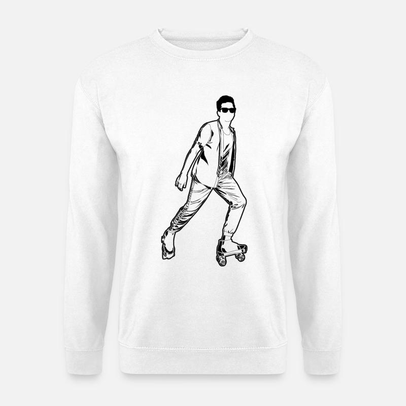 Roller Skater Junge - Unisex Pullover - Weiß