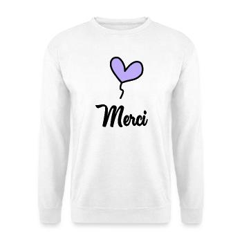 THANK YOU. MISTRESS. MASTER - Unisex Sweatshirt - white - Front