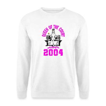 Tennis Shirt Frauen Geburtstag Jubiläum 2004 - Unisex Pullover - Weiß - Vorne