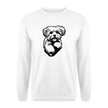 Bolonka Zwetna - Sweat-shirt Unisexe - blanc - Devant