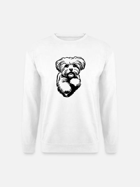 Bolonka Zwetna - Unisex Pullover - Weiß
