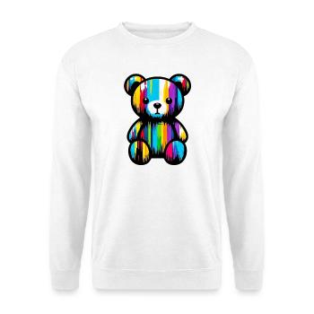 Orso Orsacchiotto Ours en peluche - Sweat-shirt Unisexe - blanc - Devant