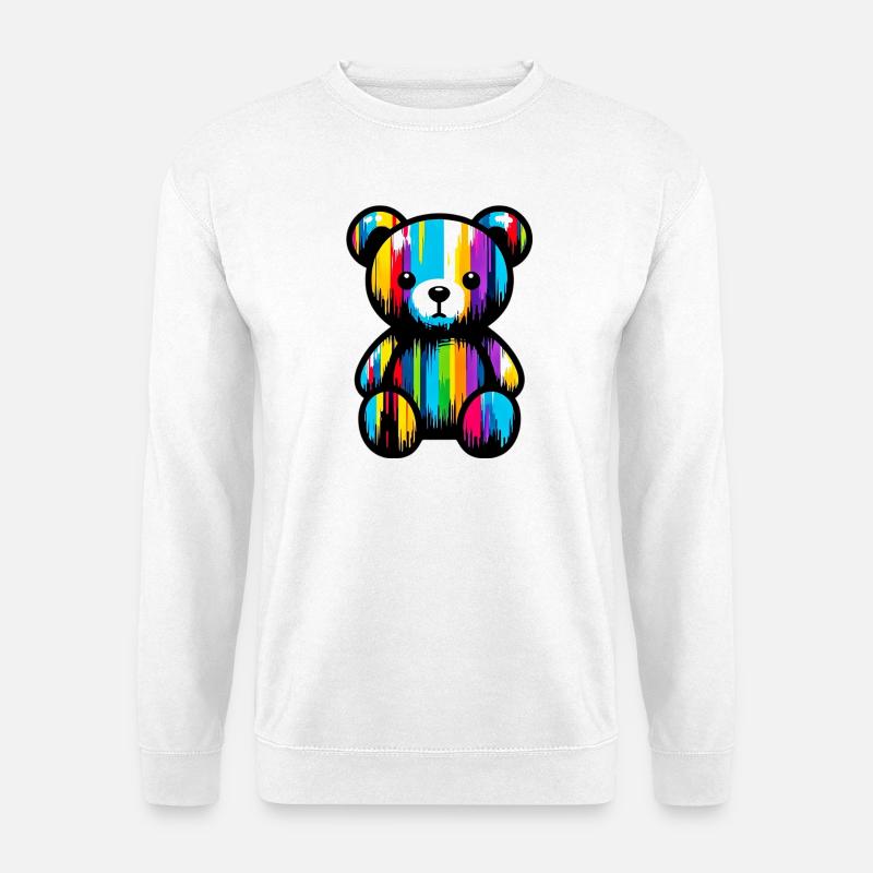 Orso Orsacchiotto Teddybär - Unisex Pullover - Weiß