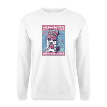 Berry Cool Vibes - Unisex Pullover - Weiß - Vorne