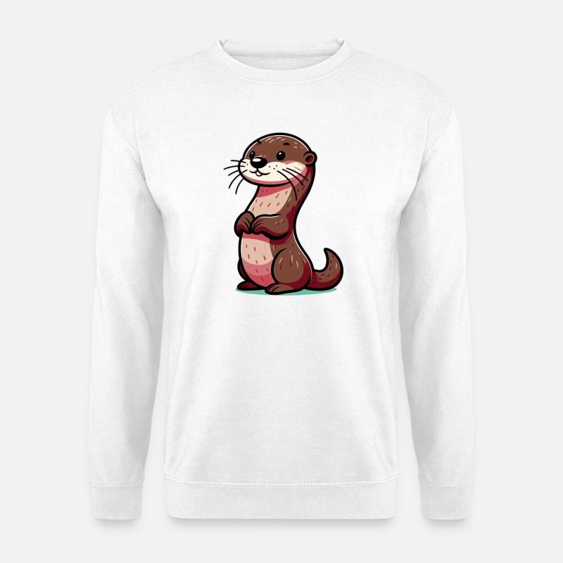 Otter - Unisex Pullover - Weiß