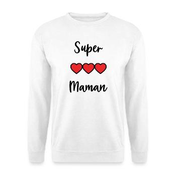 MAMA. MUTTERTAG. SCHÖNEN MUTTERTAG - Unisex Pullover - Weiß - Vorne