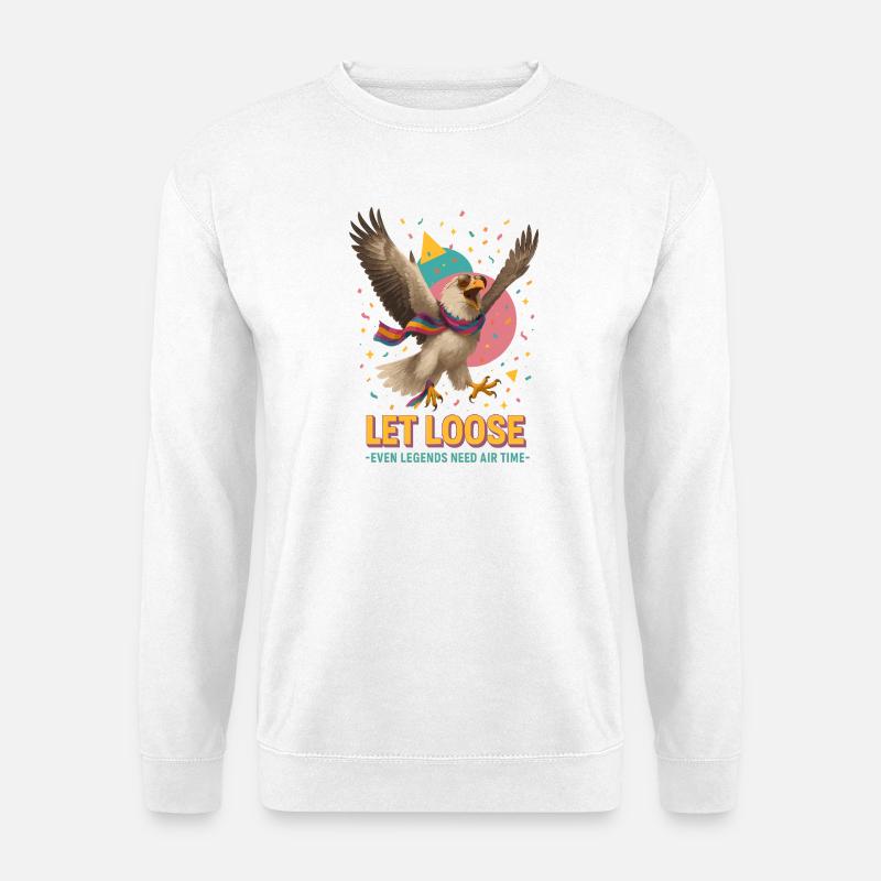 Let Loose – Der Legenden-Adler - Unisex Pullover - Weiß