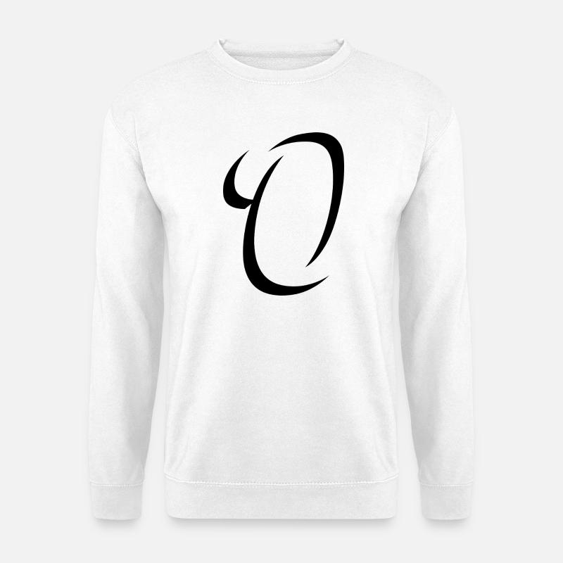 Letter O, Name, der Buchstabe O - Unisex Pullover - Weiß