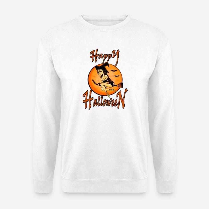 Halloween-Hexe - Unisex Pullover - Weiß