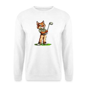 Lynx Golf / Golfeur Lynx - Sweat-shirt Unisexe - blanc - Devant