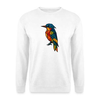 Abstract Geometric Bird - Unisex Sweatshirt - white - Front