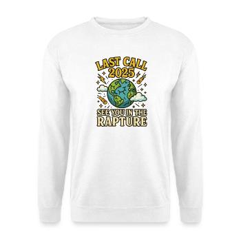 Dernier appel 2025 - Sweat-shirt Unisexe - blanc - Devant
