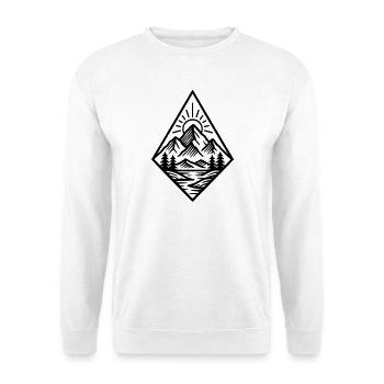 Natur - Unisex Pullover - Weiß - Vorne