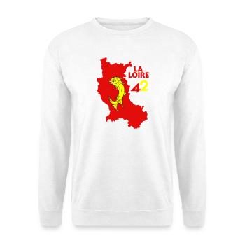 La Loire 42  - Sweat-shirt Unisexe - blanc - Devant